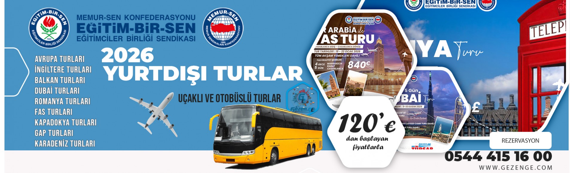 EĞİTİM-SEN TURLARIMIZ