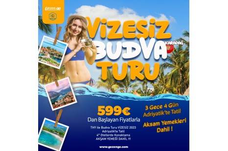 Budva Karadağ Turu THY ile Vizesiz