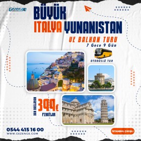 Büyük İtalya Yunanistan ve Balkan Turu