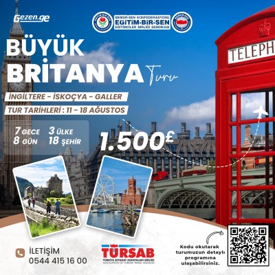 EĞİTİM-BİR-SEN Büyük Britanya Turu