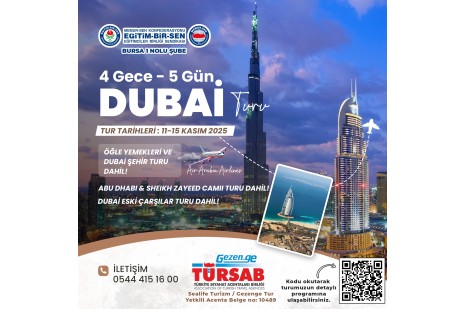 EĞİTİM-BİR-SEN Dubai Turu
