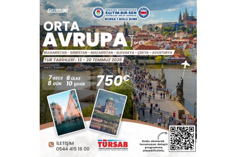 EĞİTİM-BİR-SEN Orta Avrupa Turu