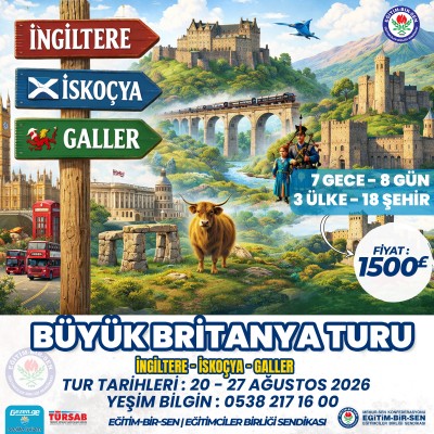 EĞİTİM-BİR-SEN Büyük Britanya Turu