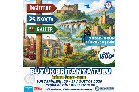 EĞİTİM-BİR-SEN Büyük Britanya Turu