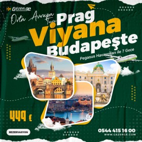 Prag Viyana Budapeşte Orta Avrupa Turu