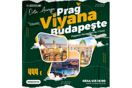 Prag Viyana Budapeşte Orta Avrupa Turu