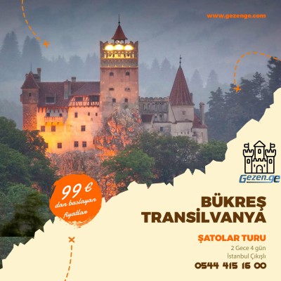 Bükreş - Transilvanya Şatolar Turu